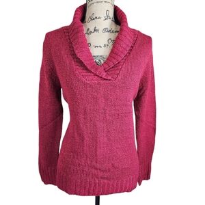 St. John's Bay Red Cowl Neck Sweater